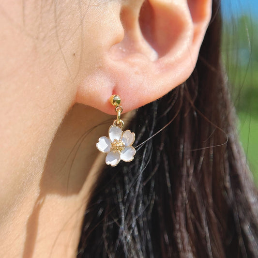 Snow Blossom Earrings