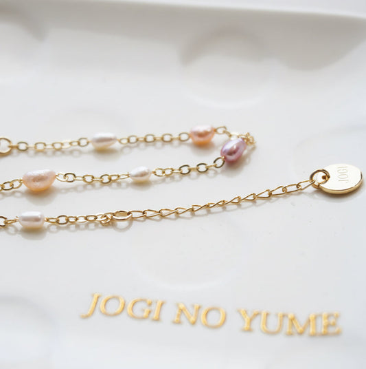 18k Gold-plated Colorful Freshwater Pearls Bracelet