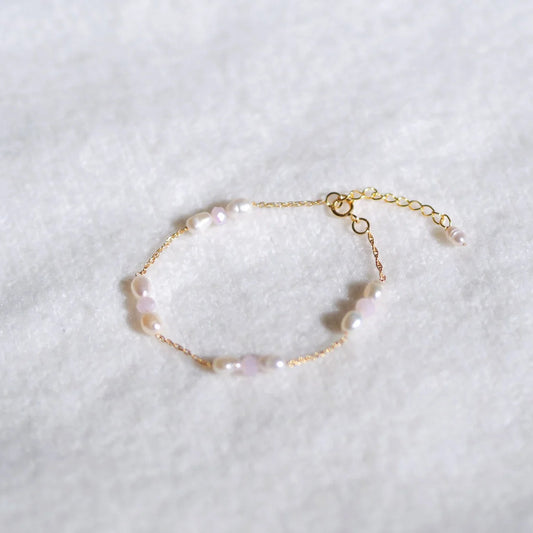 14K Gold-filled Freshwater Pearls Bracelet