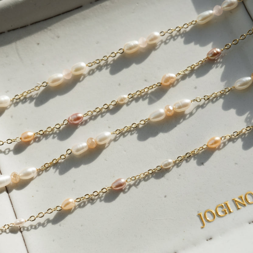 18k Gold-plated Pearls Bracelet