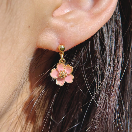 Blush Sakura Earrings