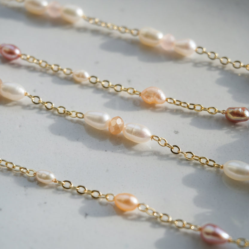 18k Gold-plated Pearls Bracelet
