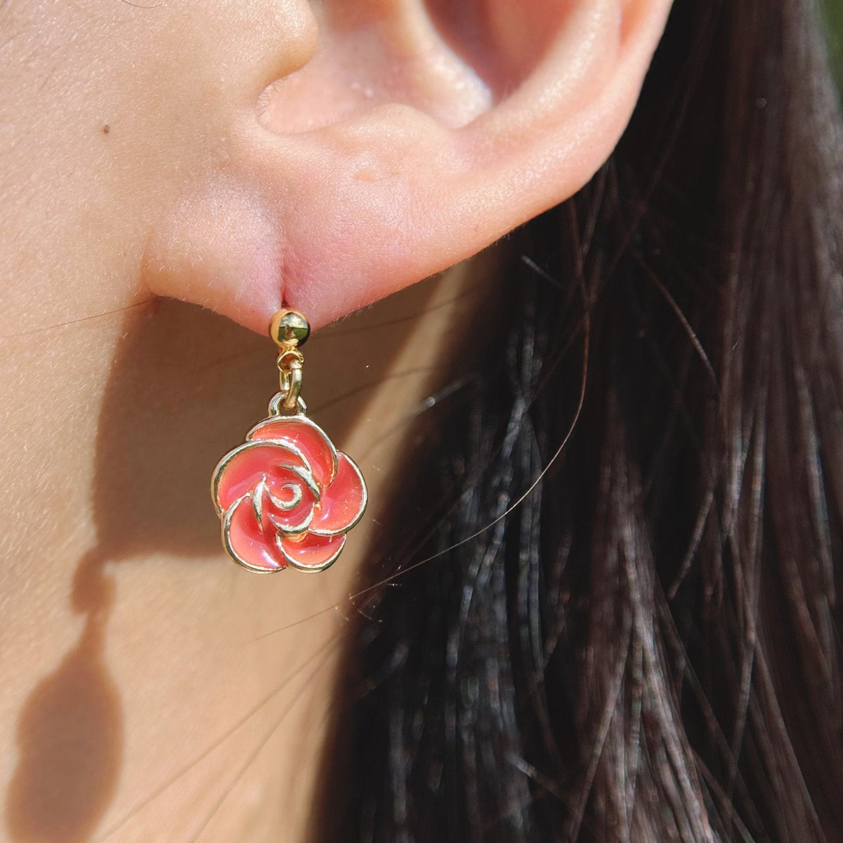 Rosy Whispers Earrings