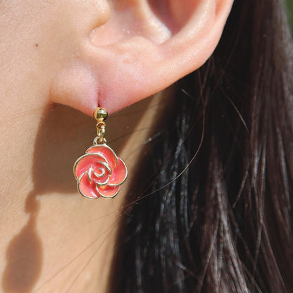 Rosy Whispers Earrings